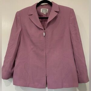 Kasper Pink Blazer Tailored Suit Jacket
